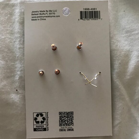 Ocean Earrings 3pc Set - Picture 2 of 3